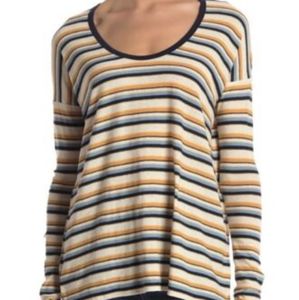 🐳 James Perse knit striped long sleeve top